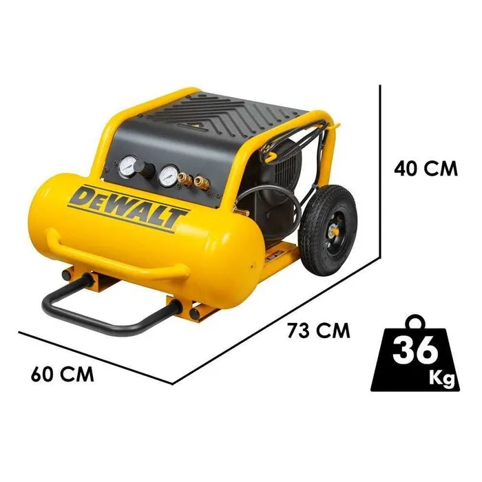DeWALT DeWALT Compressor DPC17PC + 10m Slang - Olievrij