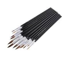 Copenhagen Copenhagen Pro penselenset 12-delig - voor aquarelverf - geitenhaar - 1 t/m 12