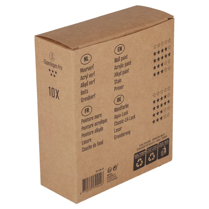 Copenhagen Copenhagen Pro aflakroller vilt - 5 mm poolhoogte - 10 cm - wit