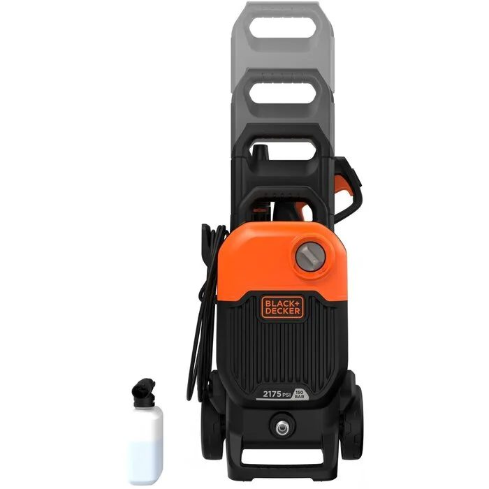 Black & Decker B&D Hogedrukreiniger met variabele handgreep 1700Watt - 125 BAR - BEPW2000KIT - Compleet met terrasreiniger - 150 BAR