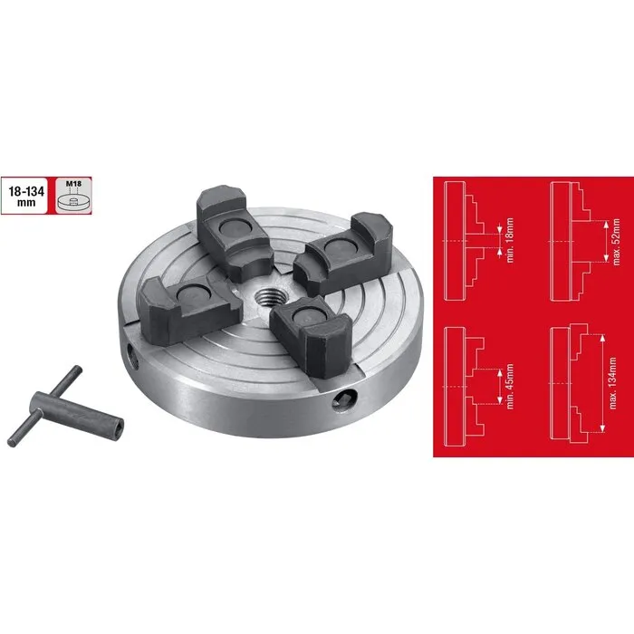 KWB KWB Vierklauwplaat met M18 opname - TC-WW 1000/1