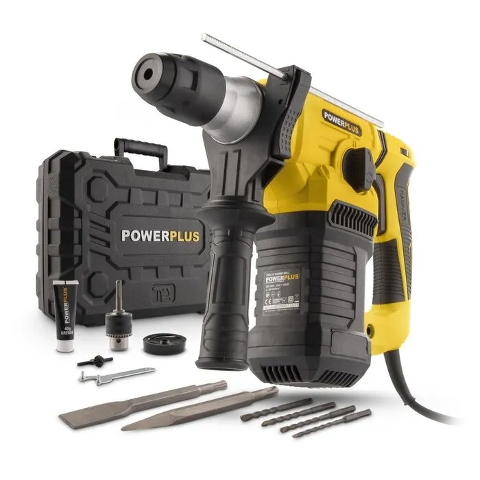Powerplus PowerPlus POWX1197 Boorhamer 1500Watt - inclusief 7 accessoires