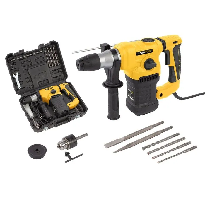 Powerplus PowerPlus POWX1197 Boorhamer 1500Watt - inclusief 7 accessoires