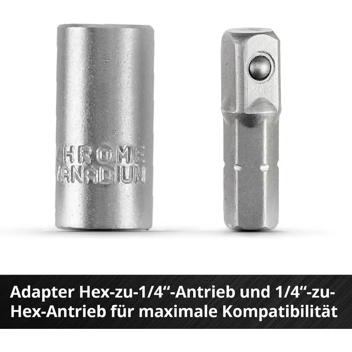 Einhell Gereedschap Einhell Dop & Bitsetset 37-Delig L-Case