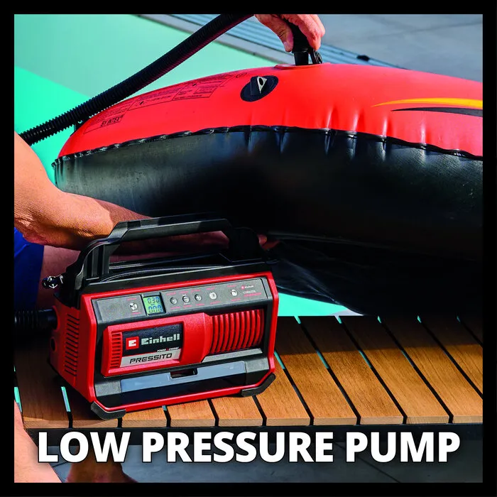 Einhell Gereedschap Einhell PRESSITO 18/25 Li Solo - 3in1 Accu Compressor - Power X-Change