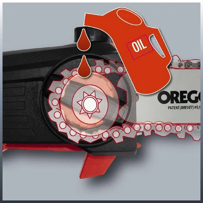 Einhell Gereedschap Einhell GE-LC 18 Li T Solo - Accu Telescopische Kettingzaag - Power X-Change