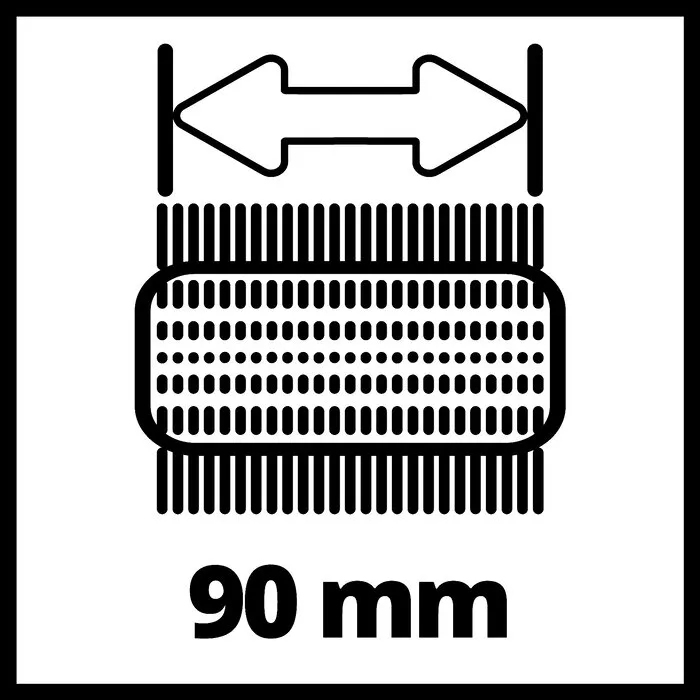 Einhell Gereedschap Einhell MEDIUM Borstel 90/20 - 1 stuk -  Breedte: 90 mm - Dikte: 20 mm - Geschikt voor Picobella 18/90 Li Solo