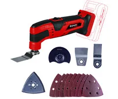 Einhell Gereedschap TC-MG 18 Li Solo - Accu Multitool - Power X-Change