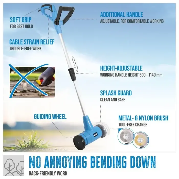 Güde Güde Voegenreiniger GFR 401 - Telescopisch met snelsluiting