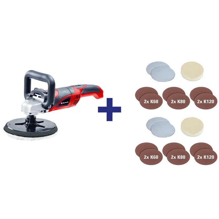 Einhell Gereedschap Einhell Polijst- en schuurmachine CC-PO 1100/1E - SET