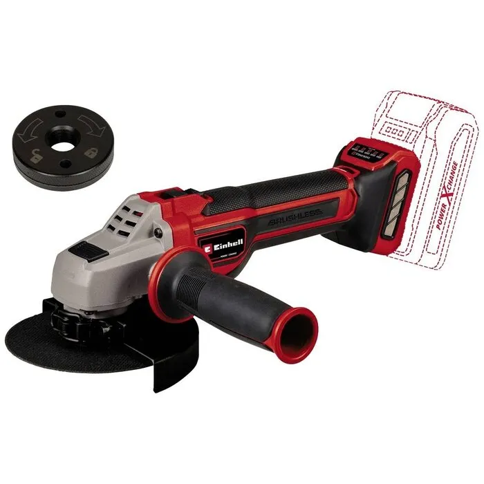 Einhell Gereedschap Einhell Accu Haakse Slijper TP-AG 18/125 CE Q Li - Solo