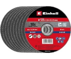 Einhell Gereedschap Slijpschijven dun 125x1,0 mm - 10 stuks