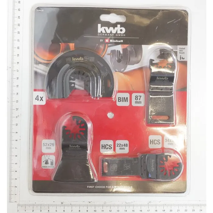 KWB KWB Multitool Accessoireset 4-delig