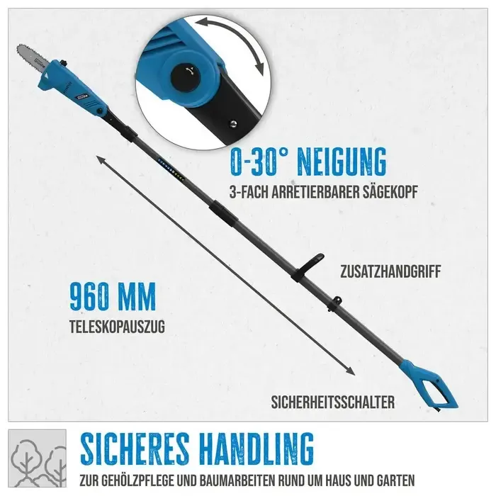 Güde Güde Telescopische kettingzaag voor takken GAK 7118.1