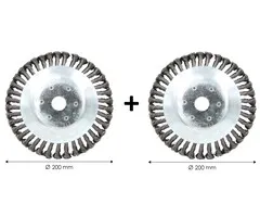 Overig Onkruidborstel 200mm - SET (2X)
