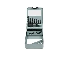 Benson Tools Boorset 19 dlg HSS stalen cassette