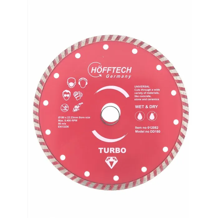 Benson Tools Diamantschijf ø180 mm nat/droog