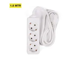 Benson Tools Stekkerdoos 3-voudig + RA + 1.5 mtr