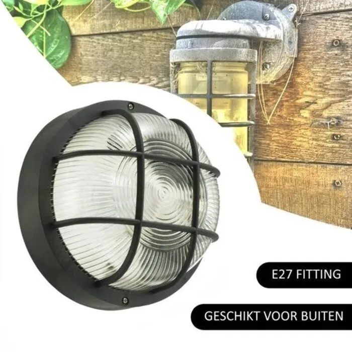 Benson Tools Bulleye lamp rond zwart