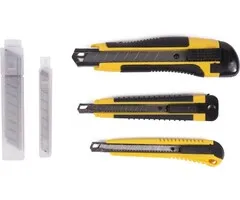 Benson Tools Afbreekmessen set 9 mm en 18 mm + 20 reservemessen