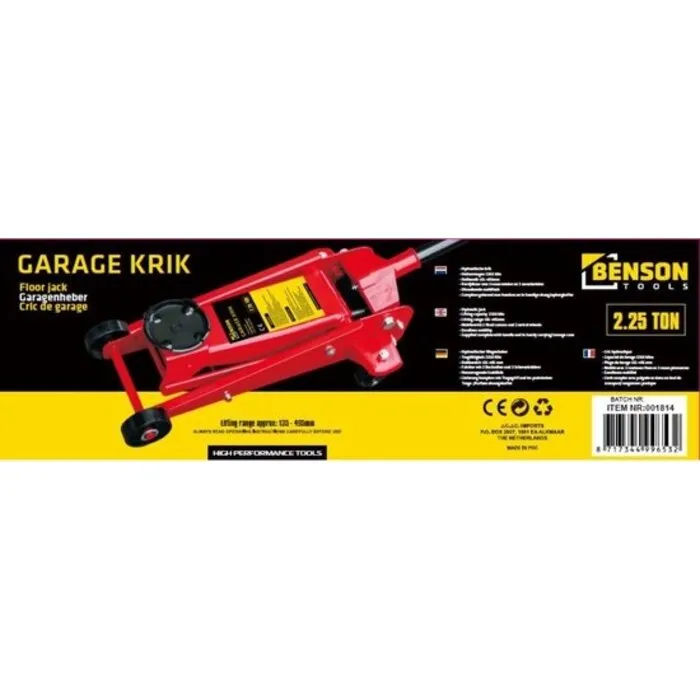 Benson Tools Benson Garagekrik 2 1/4 ton