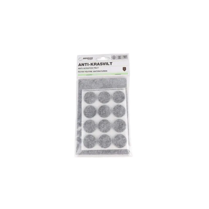 Benson Tools Antikrasvilt set 25 dlg grijs