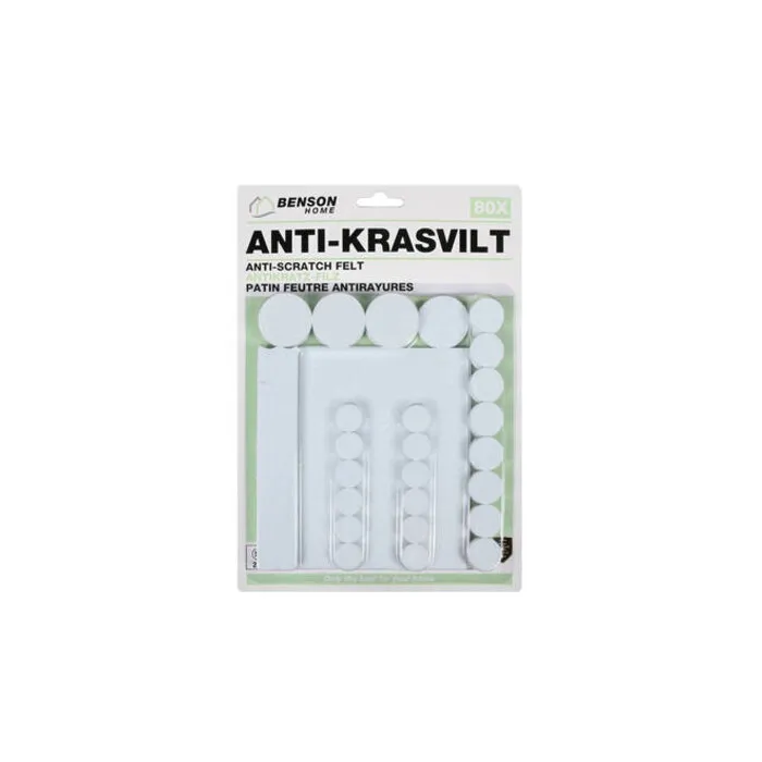 Benson Tools Benson Antikrasvilt set 80 dlg wit