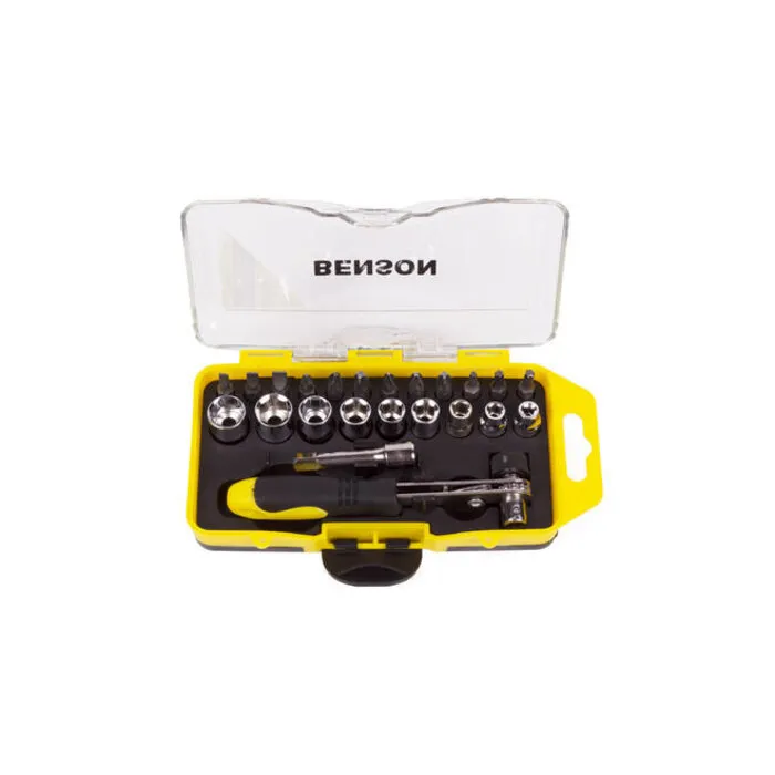 Benson Tools Benson Bit- doppenset 23 dlg + ratel
