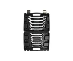 Benson Tools Ratel ring-steek sleutel 12 dlg + koffer