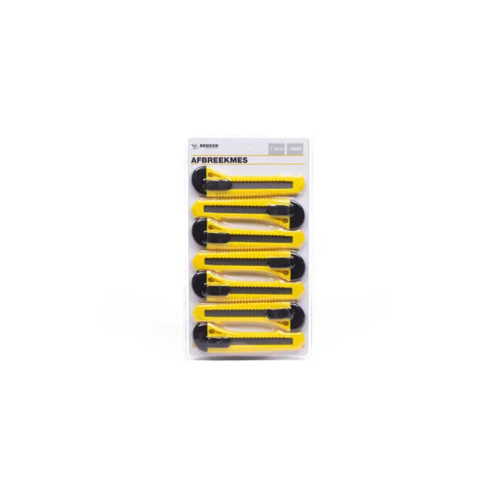 Benson Tools Afbreekmessen set 18 mm 7 dlg