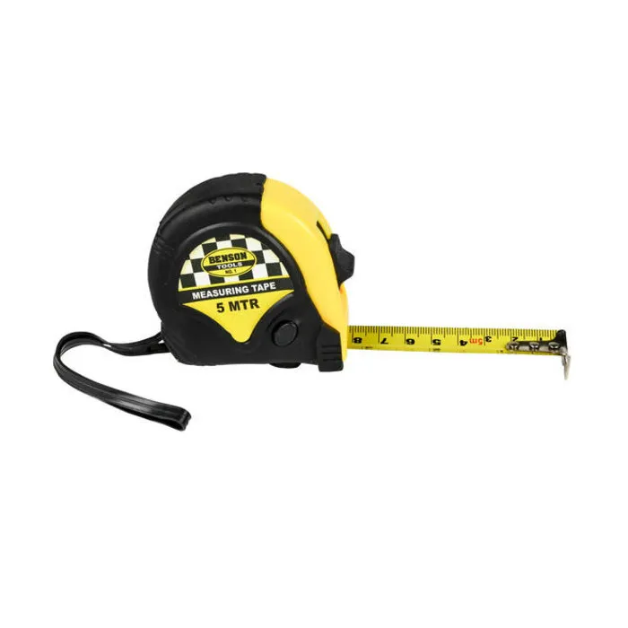 Benson Tools Rolbandmaat rubber 5 mtr x 19 mm