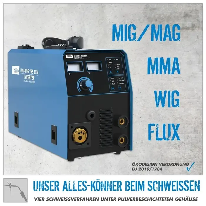 Güde Güde  Universeel lasapparaat Uni-Mig 165 SYN