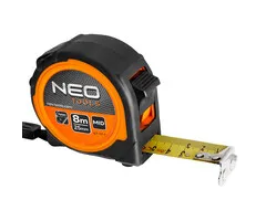 NEO Rolmaat 8mtr, Magnetisch dubbel slot