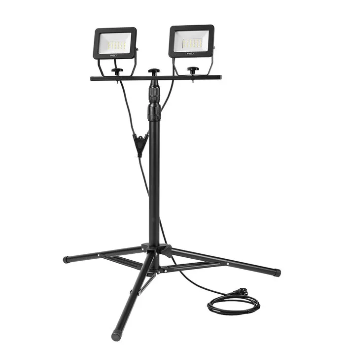 NEO NEO Bouwlamp 2x 30 watt LED op Statief
