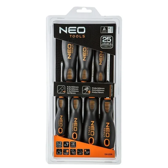 NEO NEO Schroevendraaierset 7 Delig 04-206