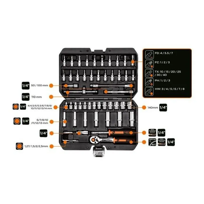 NEO NEO Doppenset 1/4 53 Delig 10-006