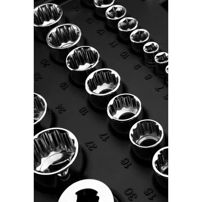 NEO NEO Doppenset 1/4"-1/2" 86 Delig 10-060