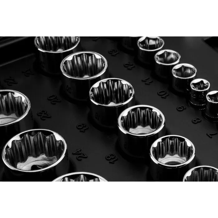 NEO NEO Doppenset 1/4"-1/2" 86 Delig 10-060