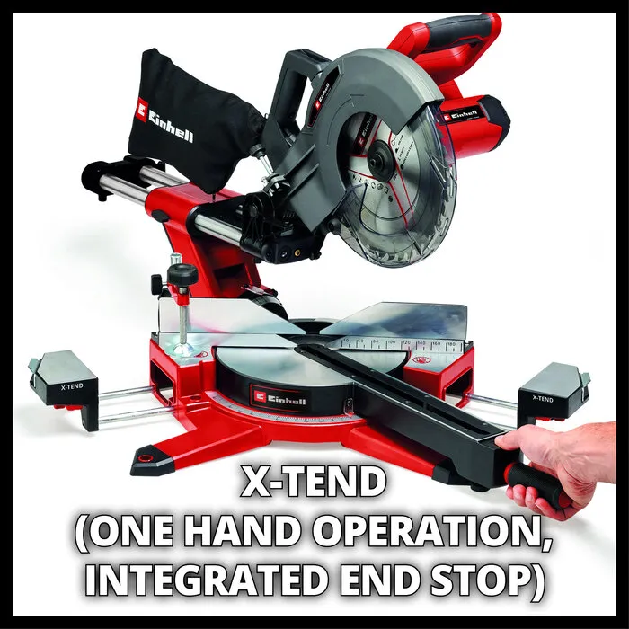 Einhell Gereedschap Einhell TE-SM 36/10 L Li Solo - Accu Radiaal-, Afkort-/Verstekzaag - Ø254 mm - Power X-Change