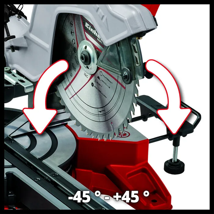 Einhell Gereedschap Einhell TE-SM 10 L Dual - Radiaal-, Afkort-/Verstekzaag - Ø254 mm
