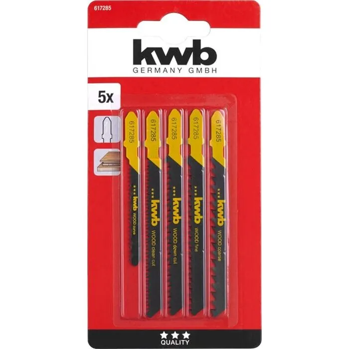 KWB KWB Decoupeerzaagblad set 5 delig 617285