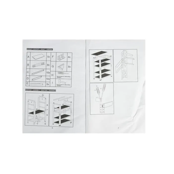 Benson Tools Benson Stelling kast / opbergrek 180 x 90 x 40 cm 175 kg