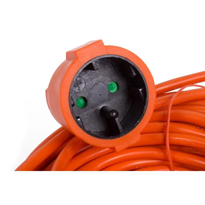 Benson Tools Benson Verlengsnoer 2 x 1.0 20 mtr oranje