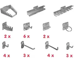 Güde Assortiment gereedschapshouders 28 stuks