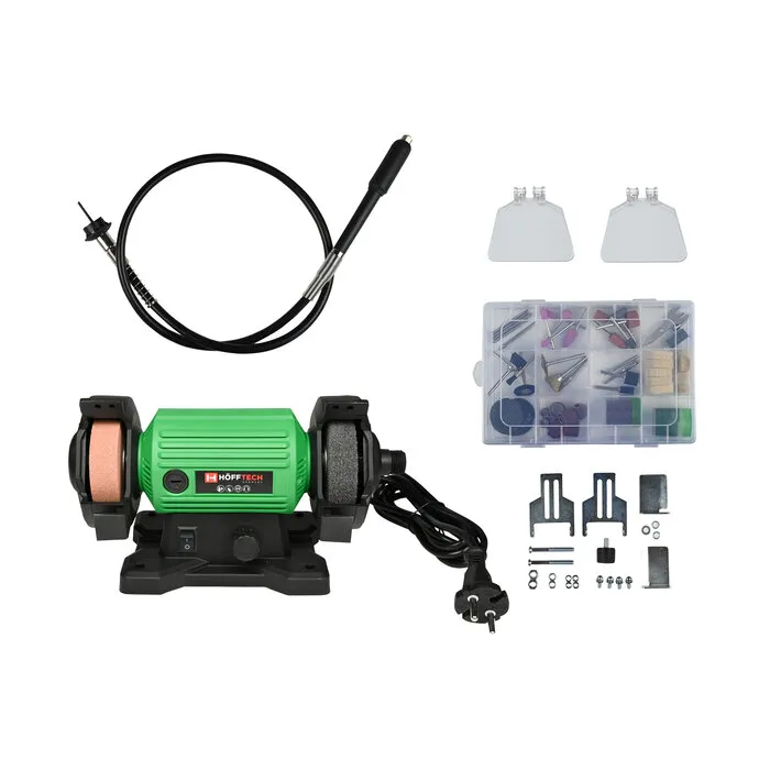 Benson Tools Benson Multifunctionele werkbankslijpmachine 120 Watt inclusief accessoires