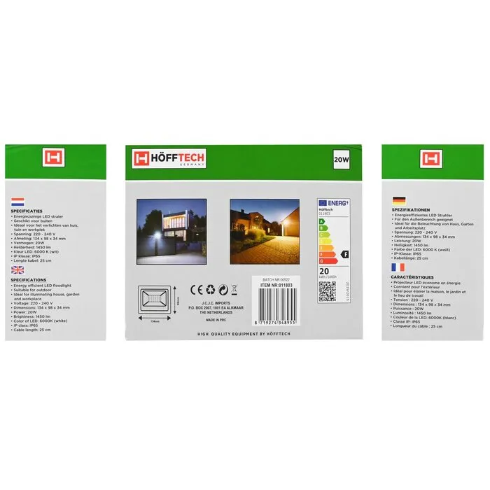 Höfftech Hofftech LED Straler Flat 20W SMD