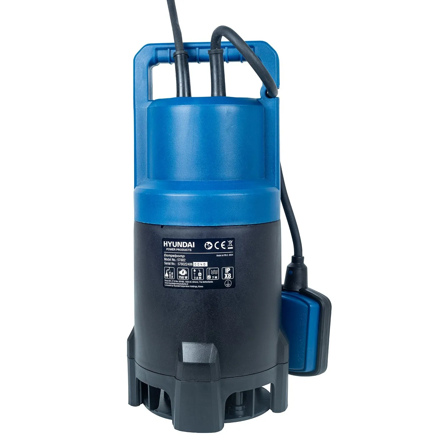 Hyundai Hyundai Vuilwater Dompelpomp 750W - 14500 Liter