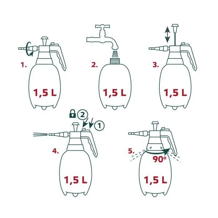 Verto VERTO Tuinspuit 1,5L - Model 15G502