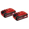 Einhell Gereedschap Einhell 18 V/4.0 Ah Plus Accu DUO-pack - 2 accu's - Power X- Change