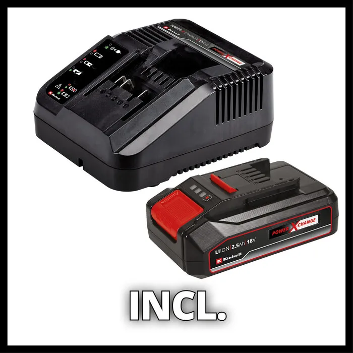 Einhell Gereedschap Einhell TE-CD 18/44 Li-i Kit 2.5 Ah - Accu Klopboor-/Schroefmachine - 1 accu - Power X-Change
